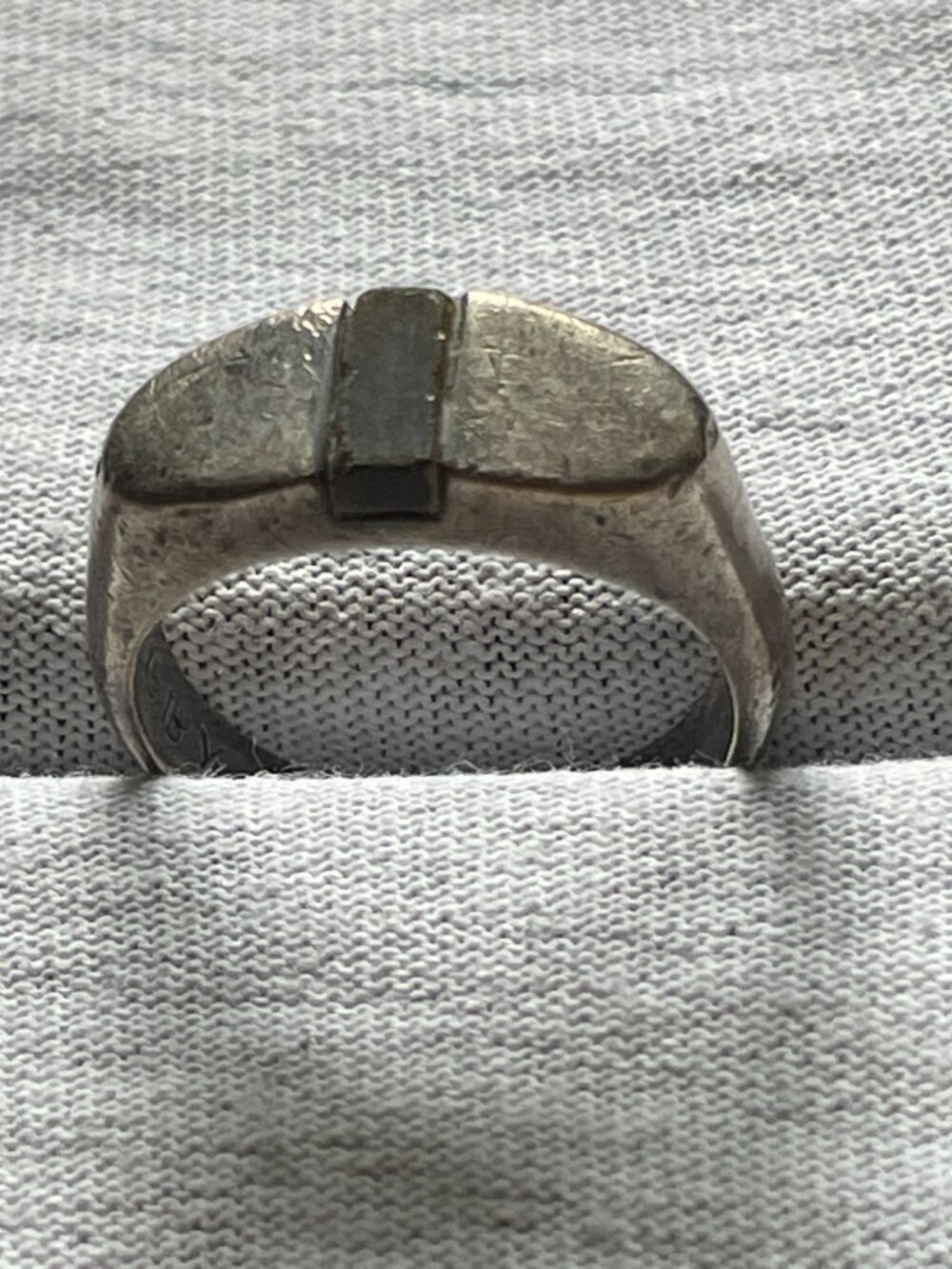 Vintage 1979 Emmons Sterling Silver Tiger Eye Signet Ring Size 10.25 Honest Wear